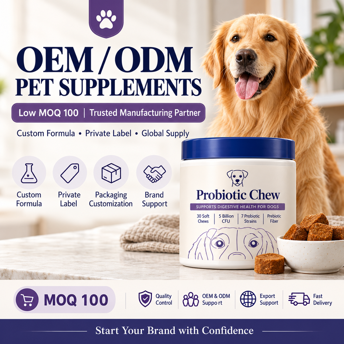 Probiotic Soft Chews for Dogs