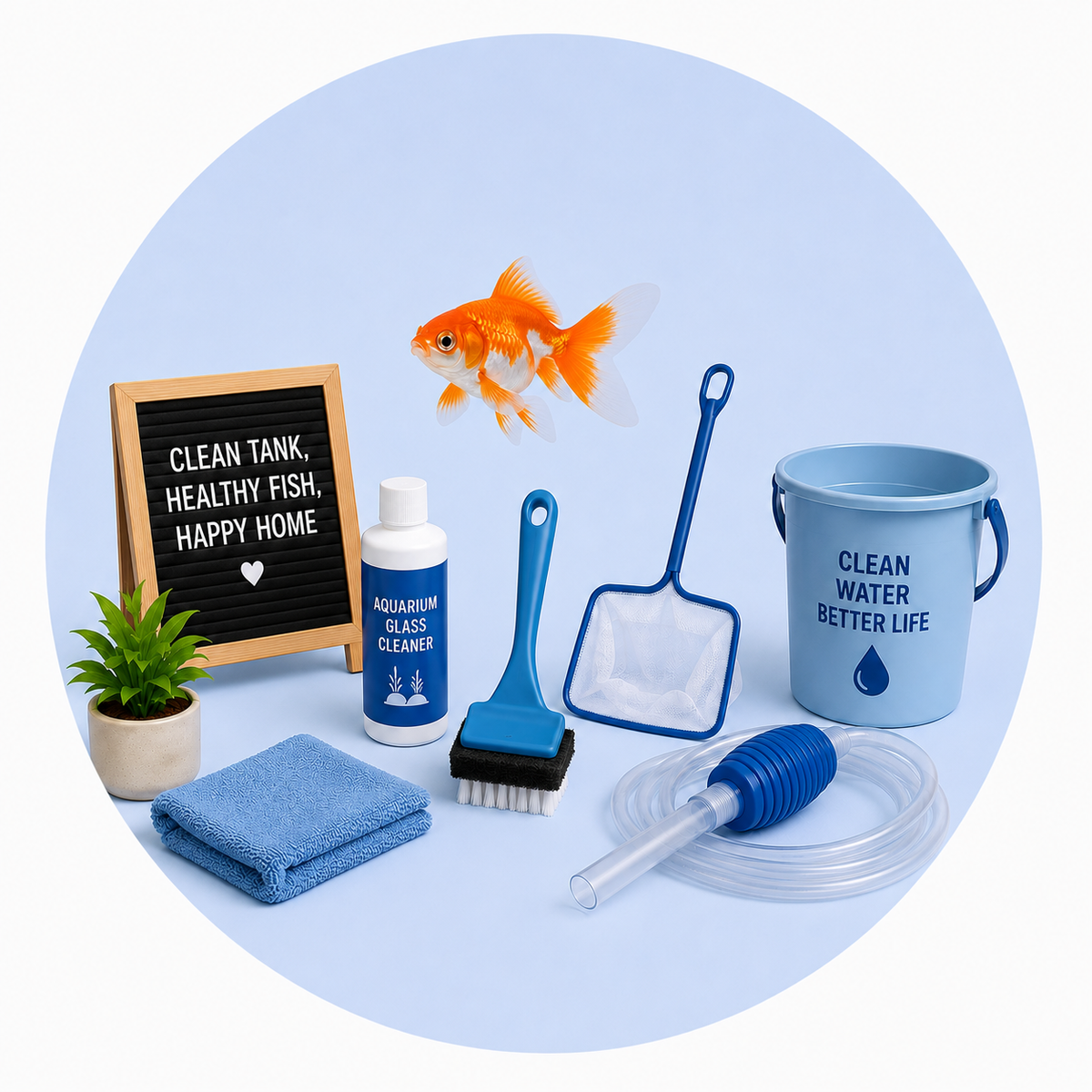Aquarium Fish Cleaning