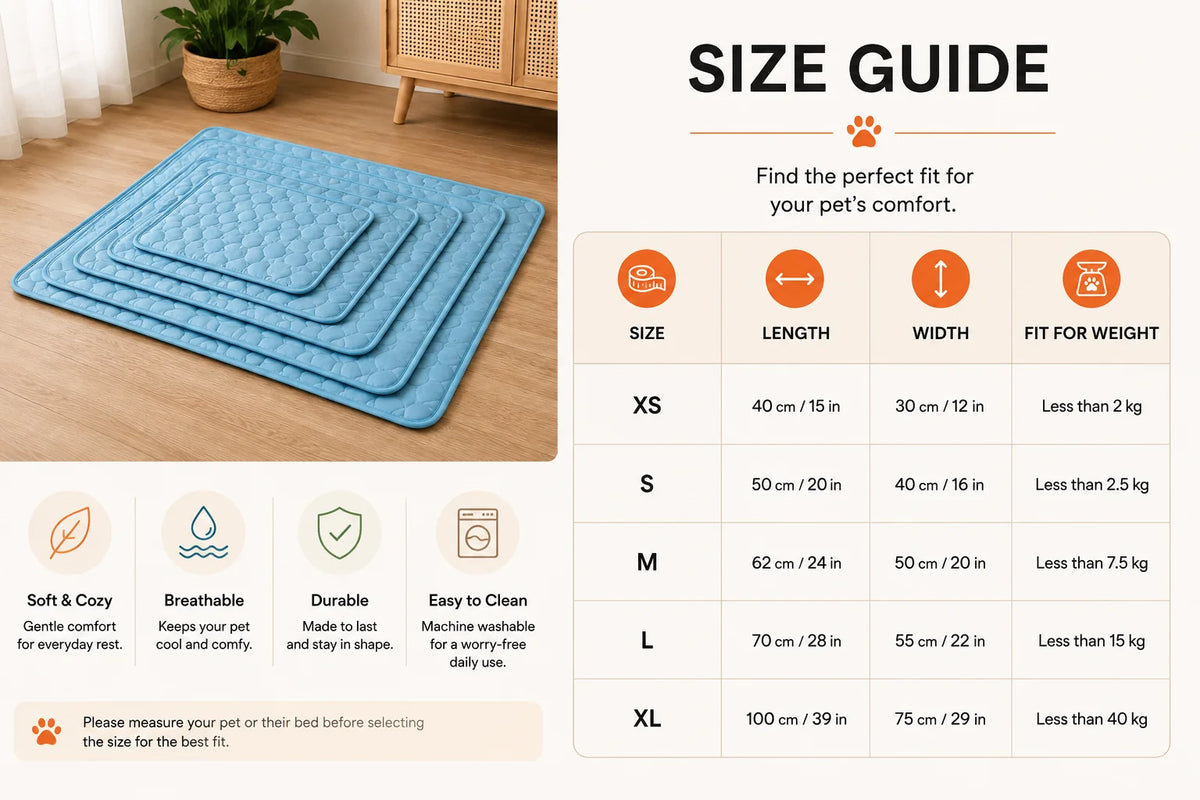 Ice Silk Pet Cooling Mat