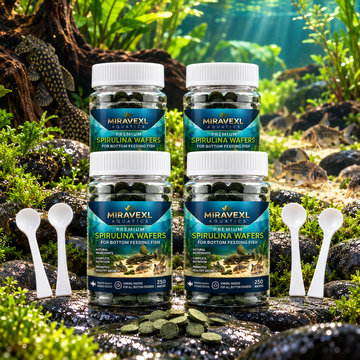Spirulina Sinking Tablets for Bottom Feeders, Plecos & Shrimp