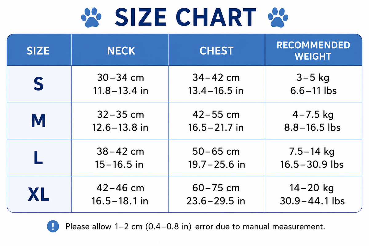 Dog Backpack Harness – Vest with Built-In Bag for Small & Medium Dogs