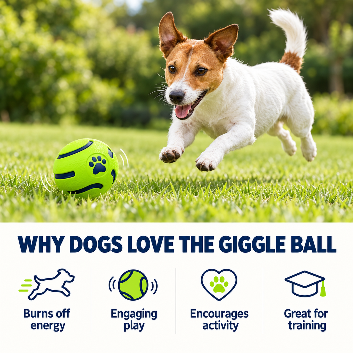 Interactive Giggle Ball for Dogs