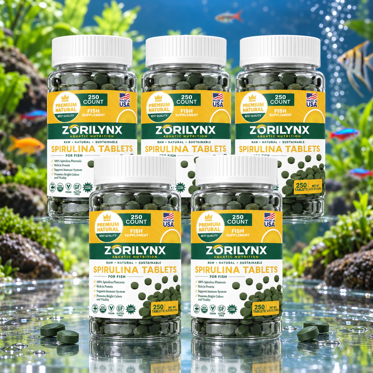 Spirulina Tablets for Fish & Shrimp