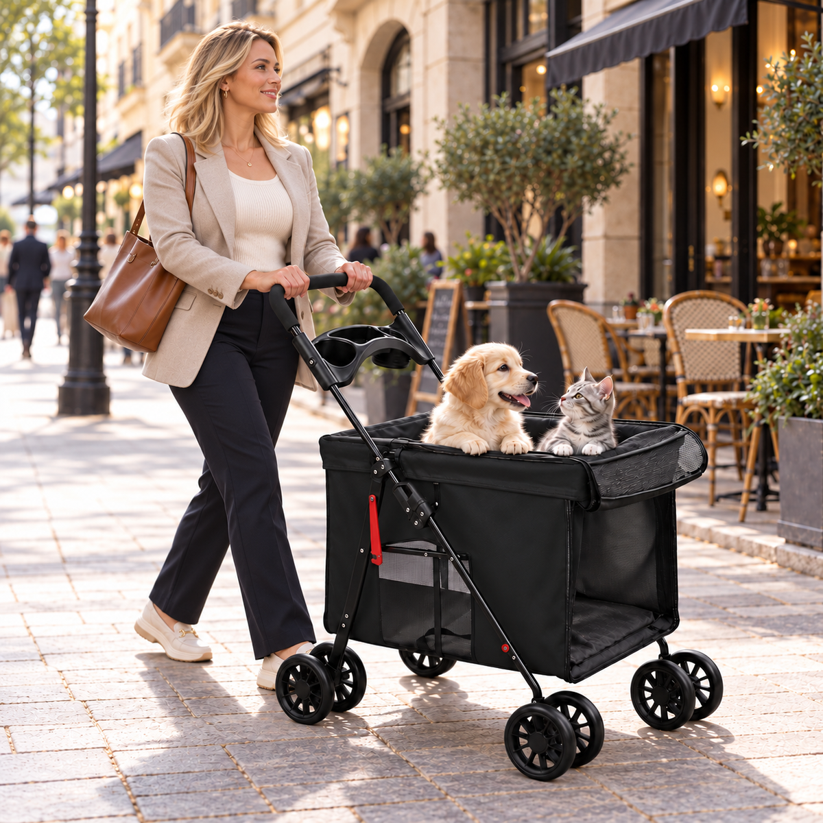 Folding Pet Stroller