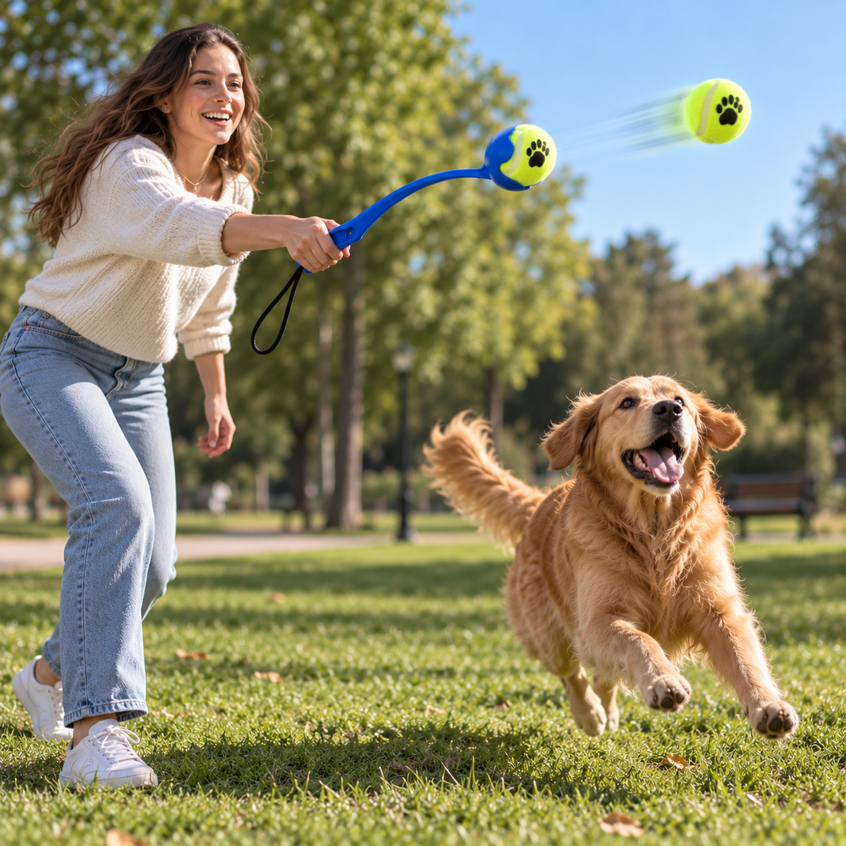 Tennis Ball Launcher for Dogs – 38 cm