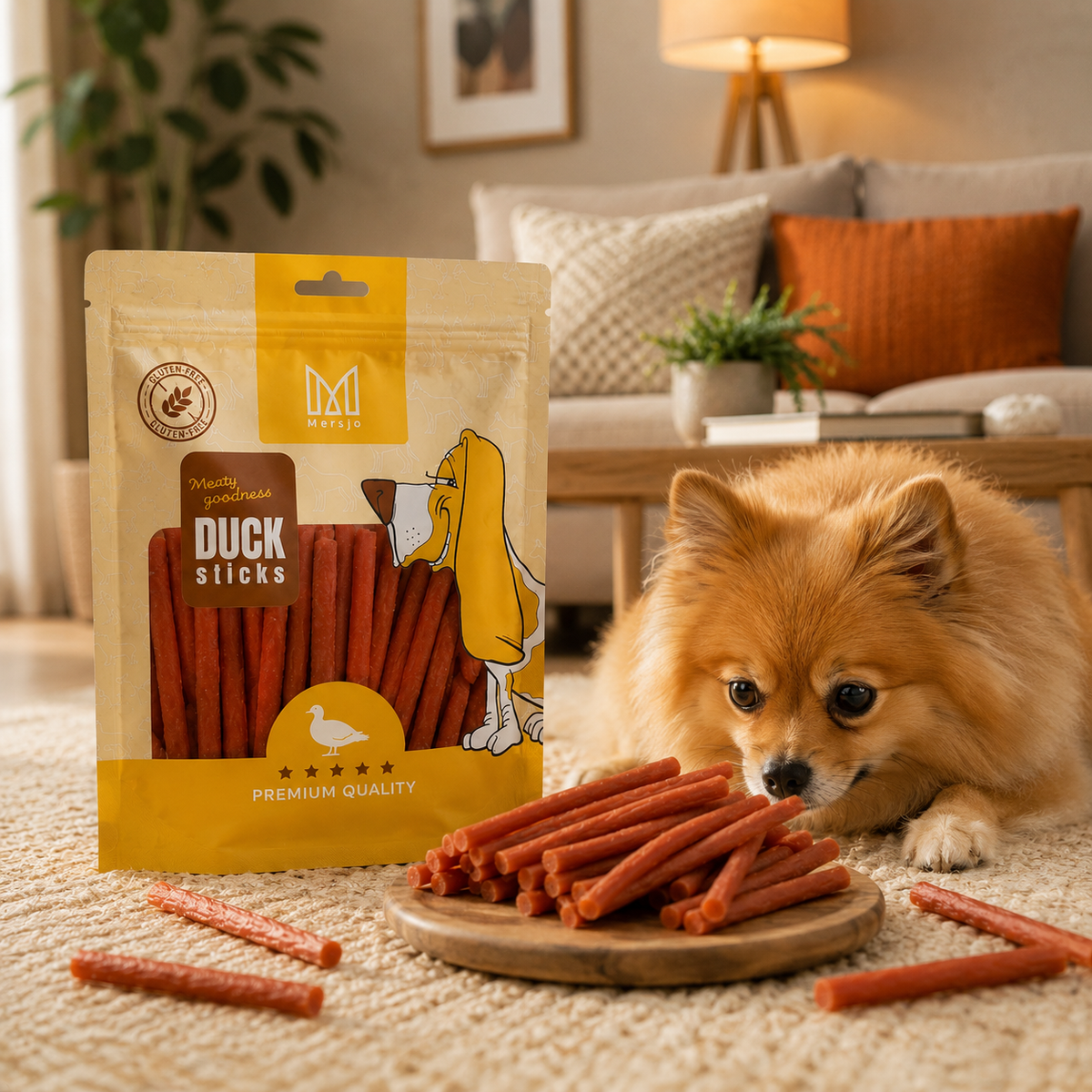 Duck Kabanosy Premium Dog Treats – 500g