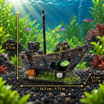 Medieval Castle Aquarium Ornament with Fish Hideouts
