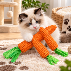 Cat Carrot Chew Toy