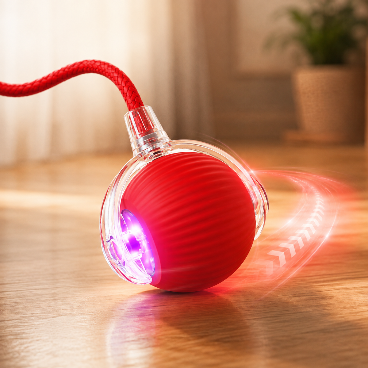 Smart Rolling Cat Ball – Automatic Electric Toy with Tail for Indoor Cats