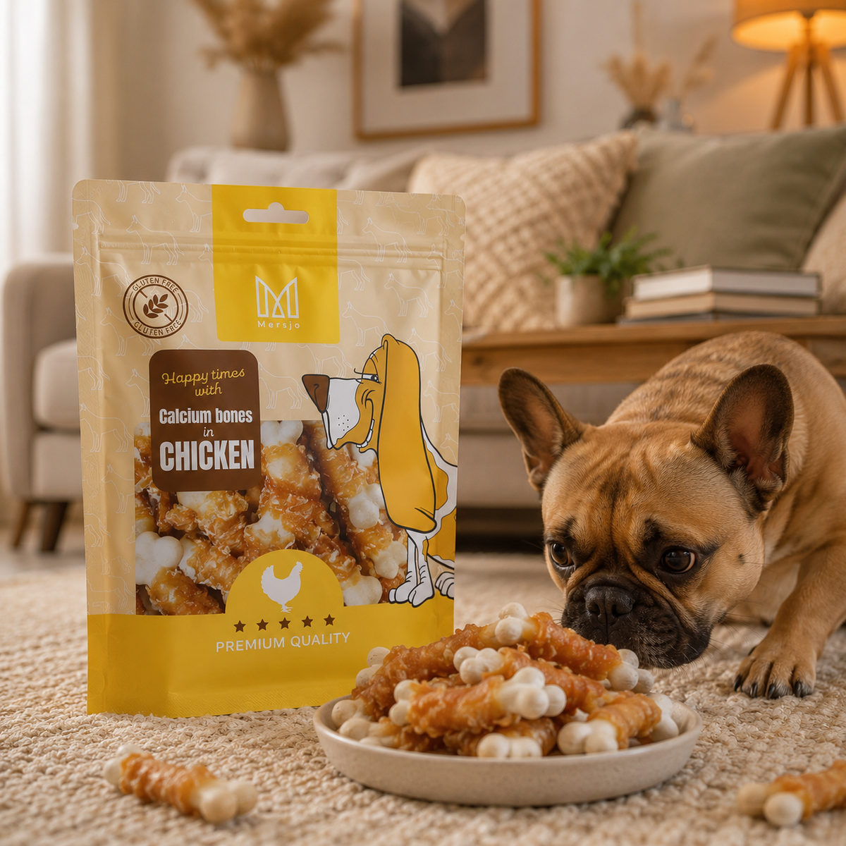 Chicken Lime Cubes Natural Dog Treats – 500g
