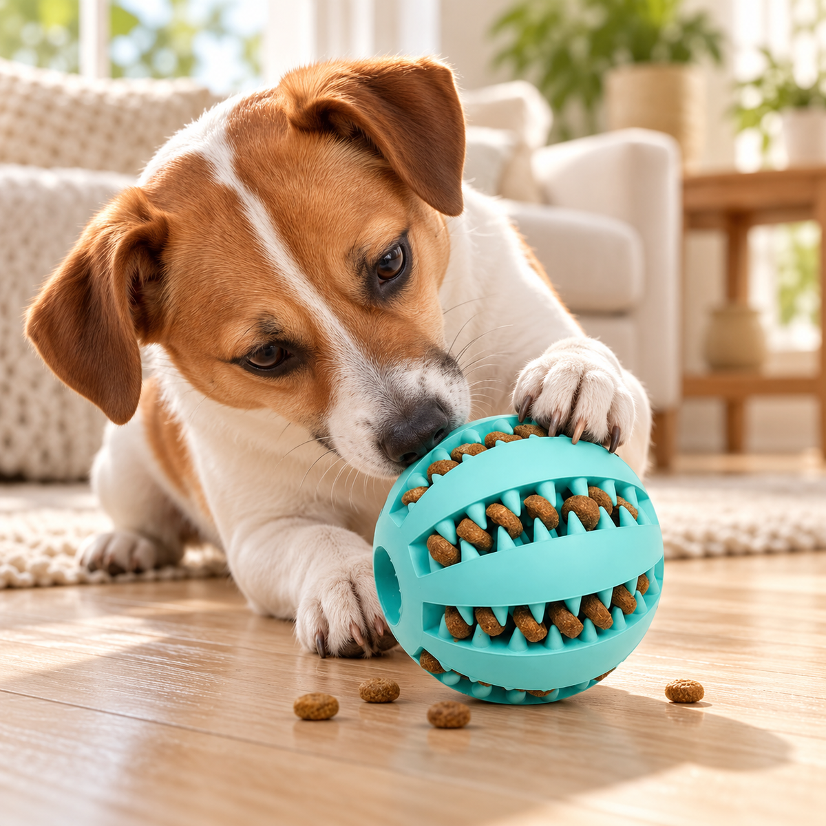 Treat-Fillable Dog Play Ball – 5 cm & 7 cm