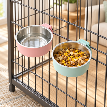 Removable Stainless Steel Crate Bowl