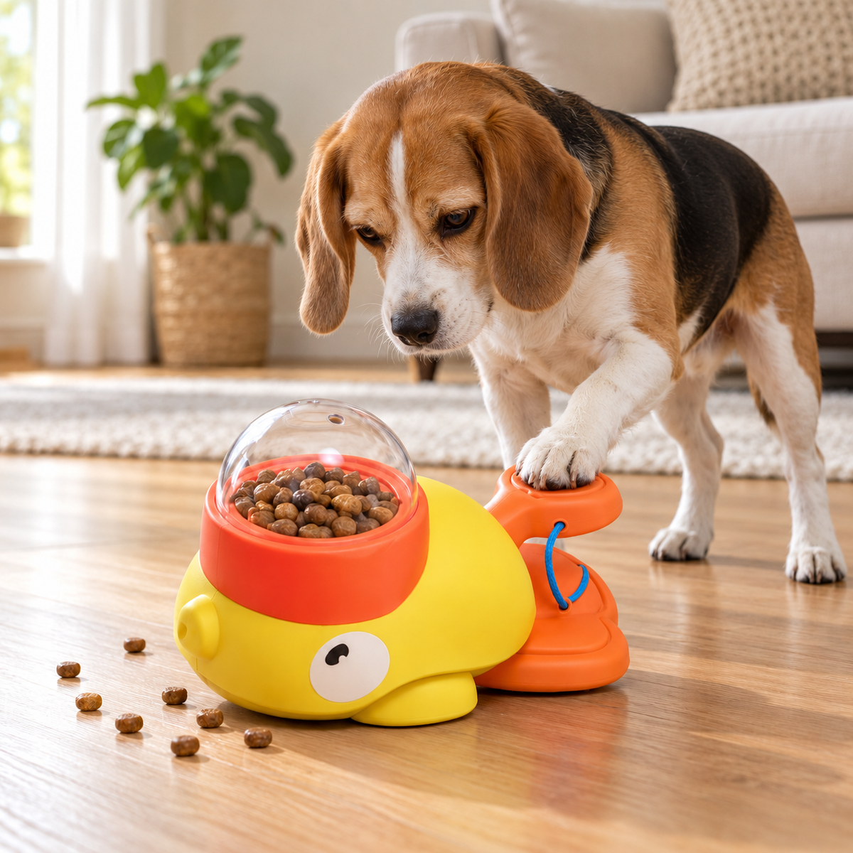 Interactive Dog Treat Dispenser – Ball or Duck