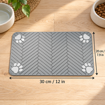 Absorbent Pet Feeding Mat for Dogs & Cats