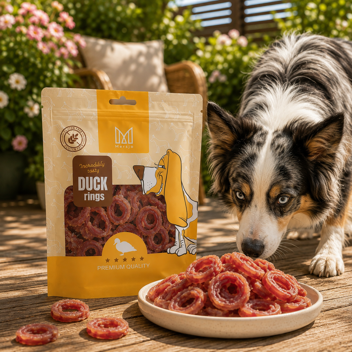 Soft Duck Rings Grain-Free Dog Treats – 500g