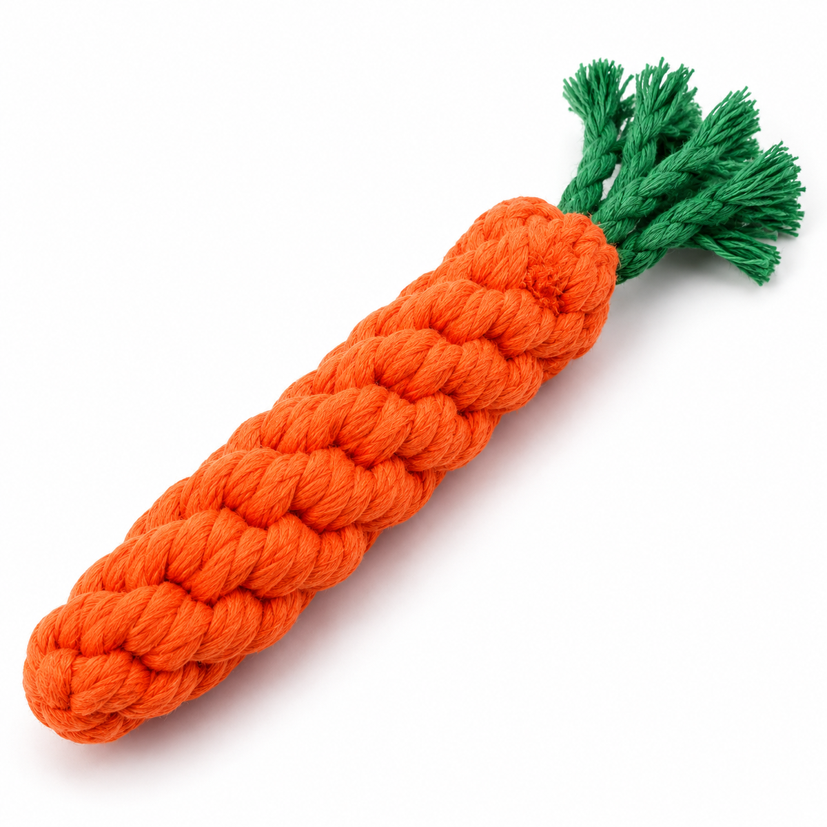 Cat Carrot Chew Toy – Soft Plush Teething Stick for Indoor Cats