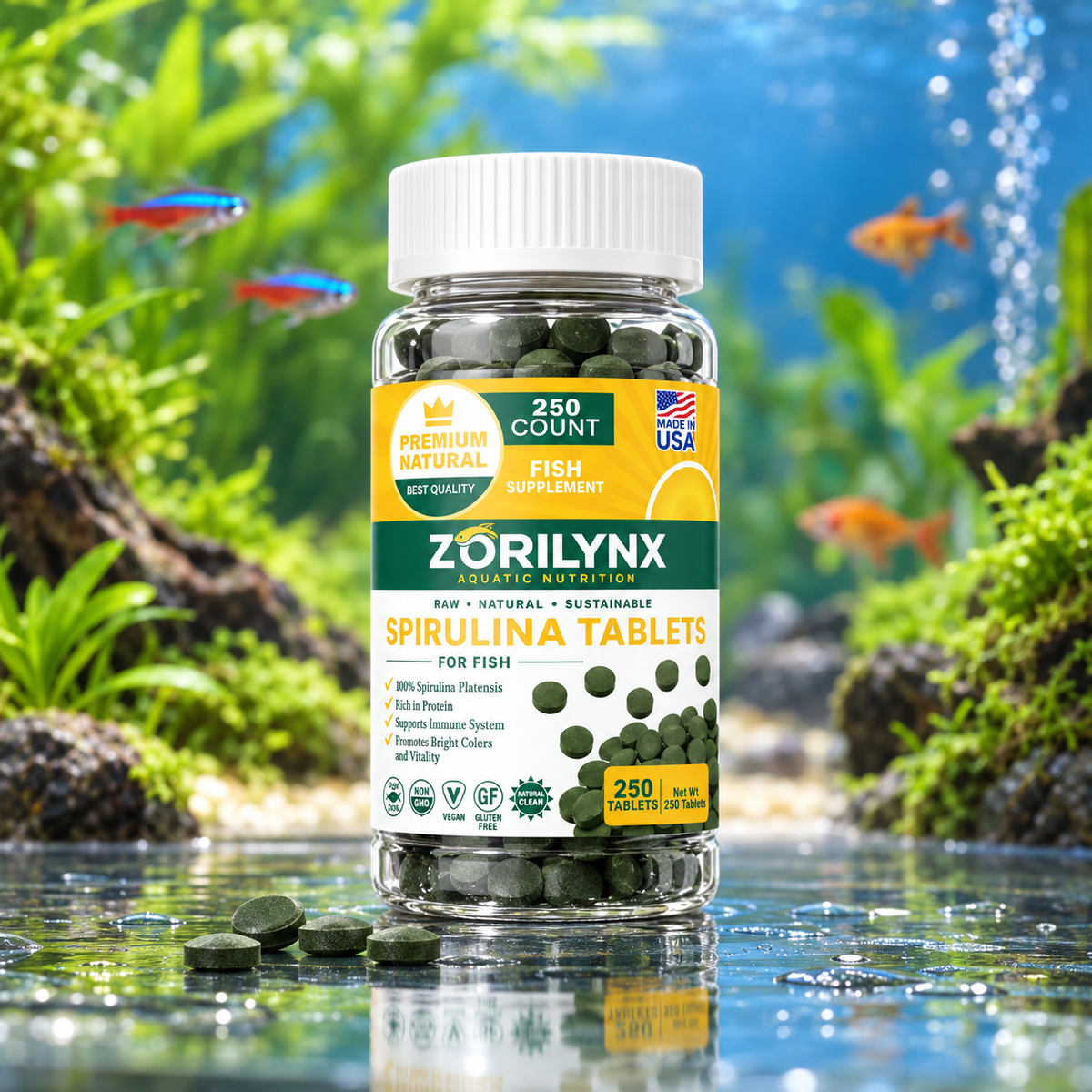 Spirulina Tablets for Fish & Shrimp