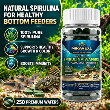 Spirulina Sinking Tablets for Bottom Feeders, Plecos & Shrimp