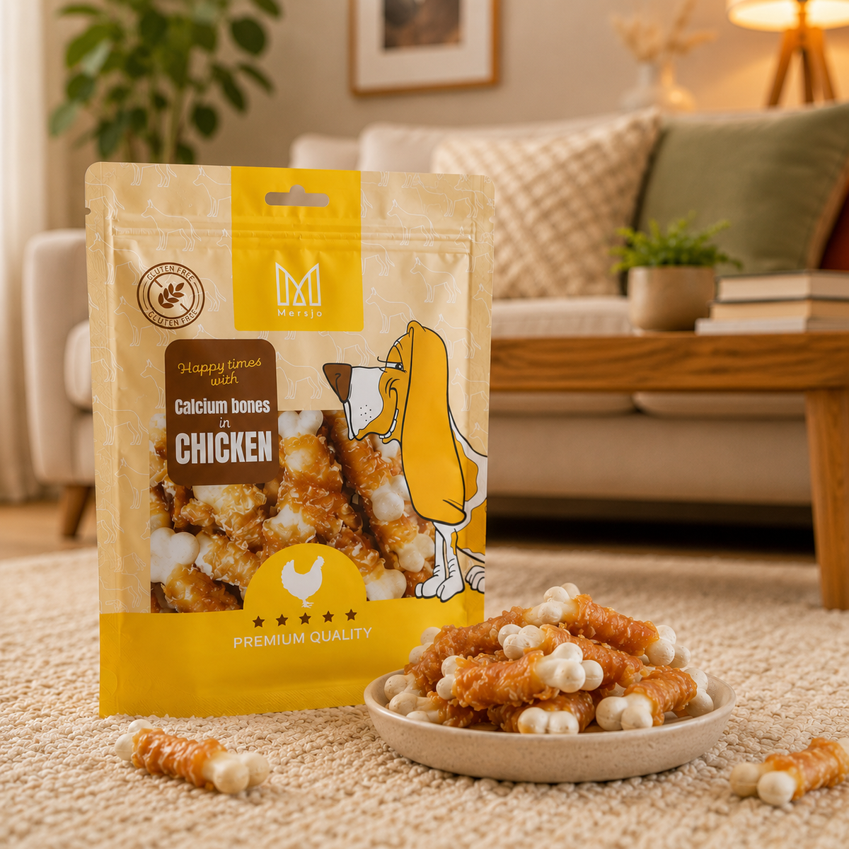 Chicken Lime Cubes Natural Dog Treats – 500g
