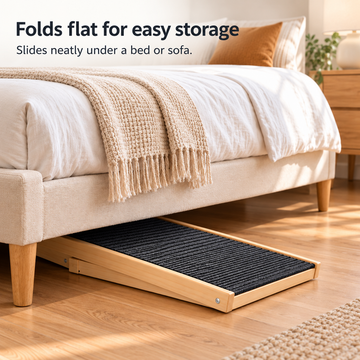 Adjustable Wooden Dog Ramp