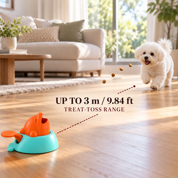 Orange Treat Puzzle Toy for Dogs