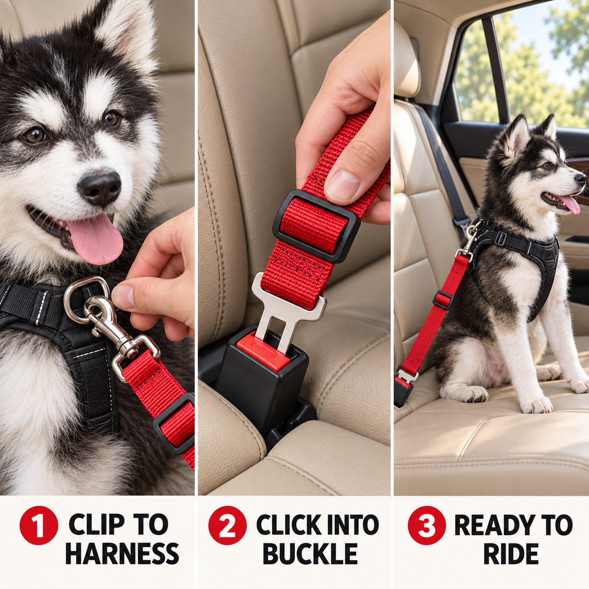 Adjustable Dog Car Seat Belt