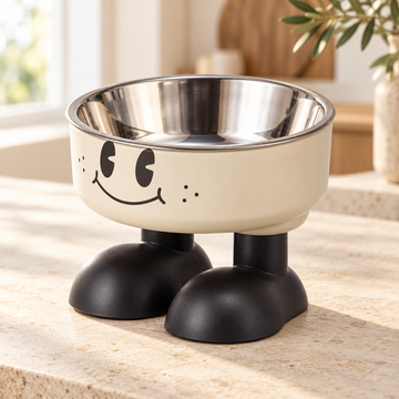 Raised Pet Food & Water Bowl