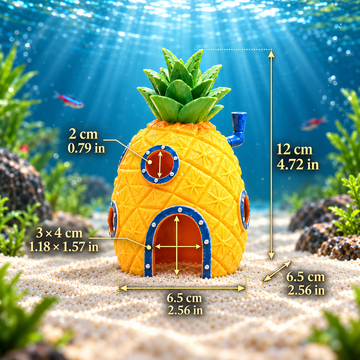 Pineapple House & Underwater Village Aquarium Decorations