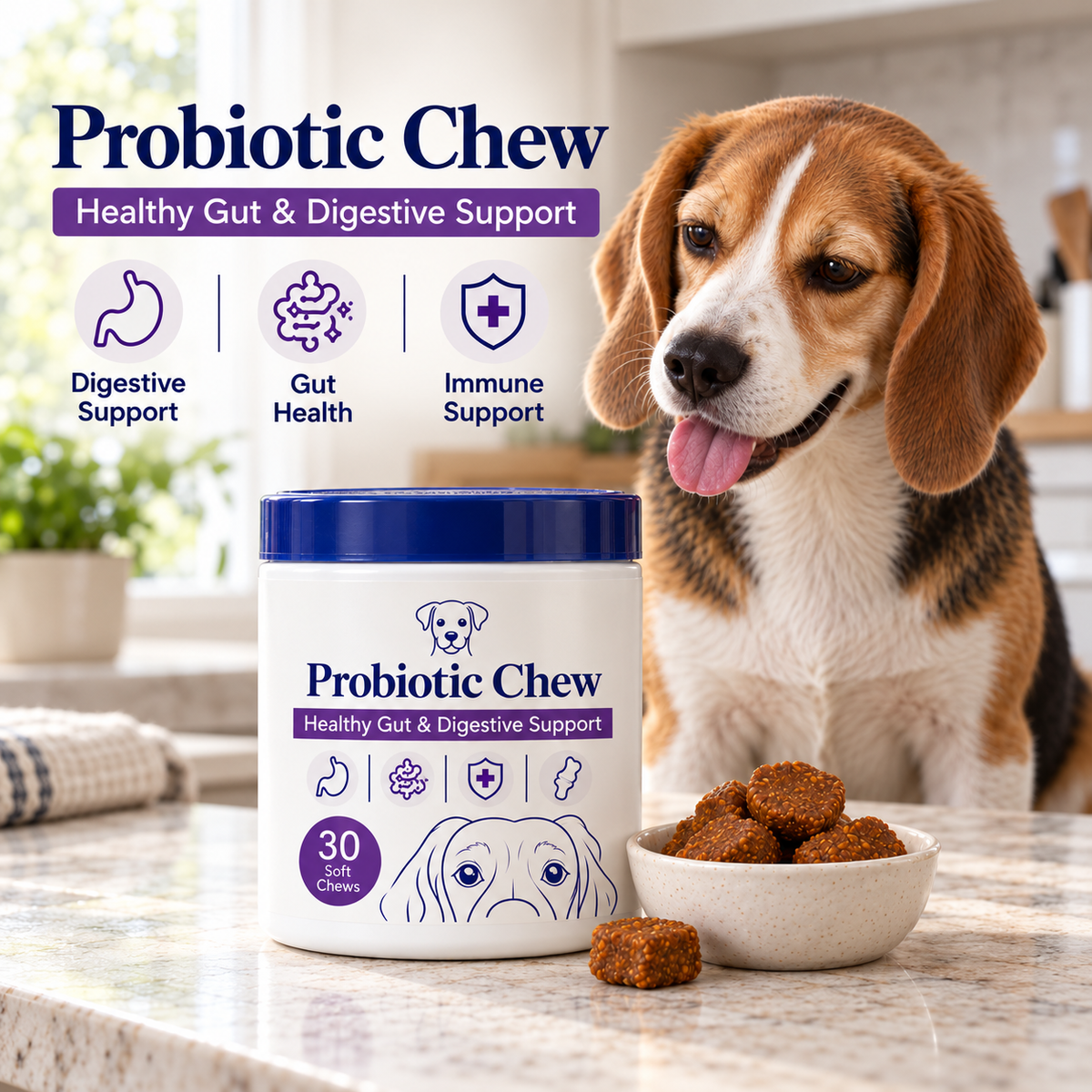 Probiotic Soft Chews for Dogs