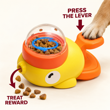 Interactive Dog Treat Dispenser – Ball or Duck