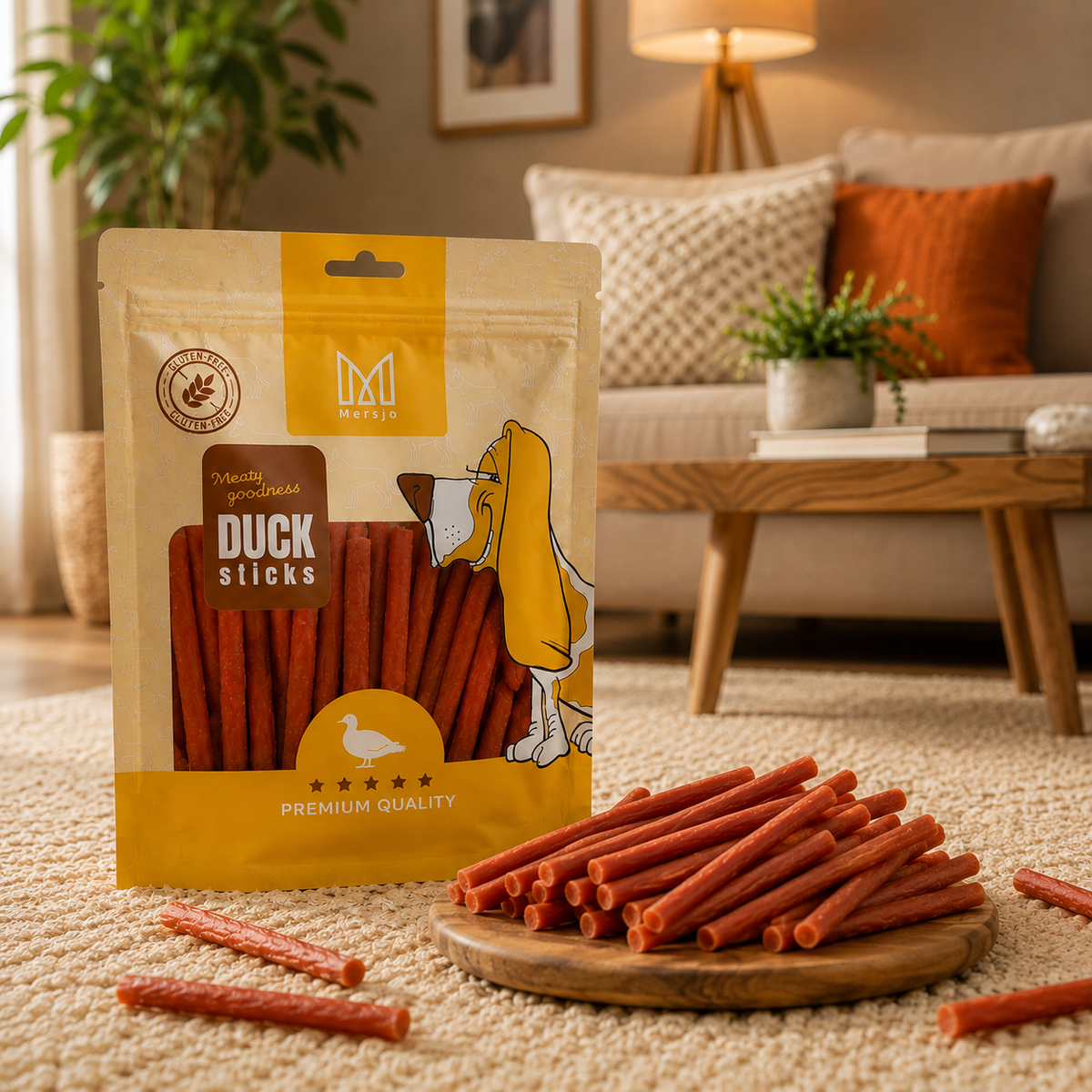Duck Kabanosy Premium Dog Treats – 500g