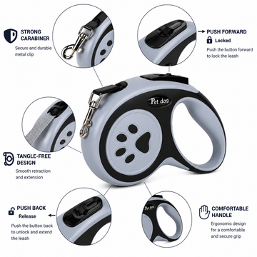 Additional view of Retractable Dog & Cat Leash – 3m or 5m Nylon Rope