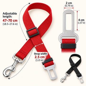 Adjustable Dog Car Seat Belt