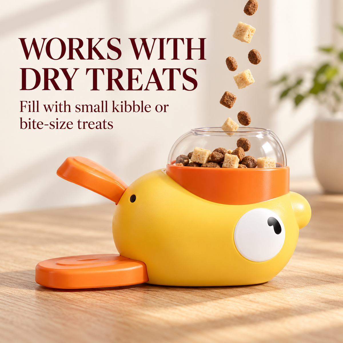 Interactive Dog Treat Dispenser – Ball or Duck
