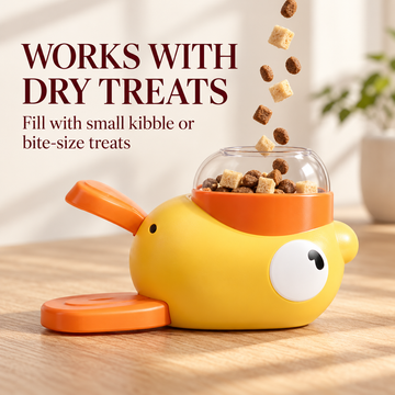 Interactive Dog Treat Dispenser – Ball or Duck