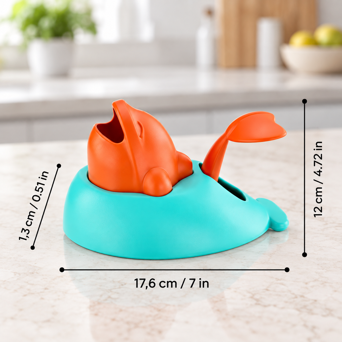 Orange Treat Puzzle Toy for Dogs