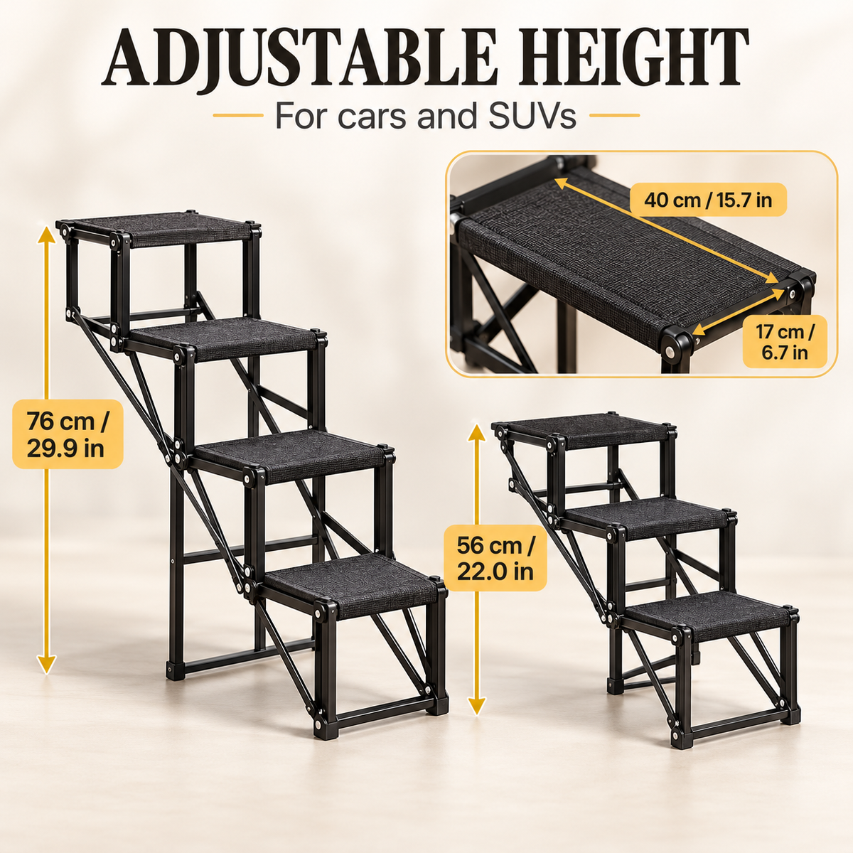 Folding Dog Car Steps