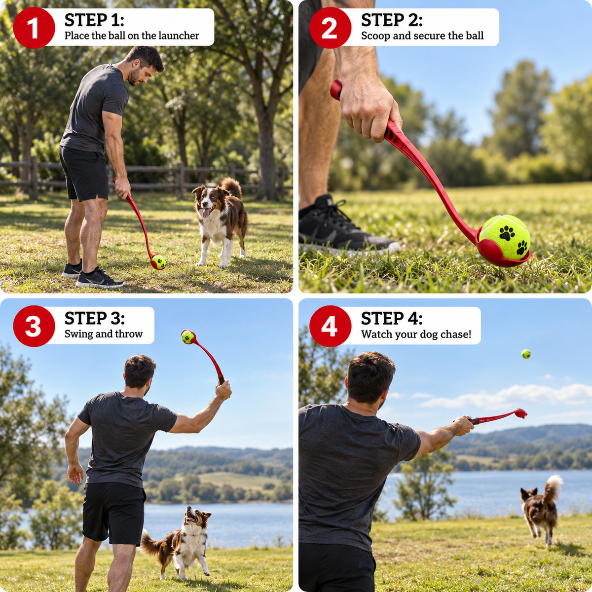 Tennis Ball Launcher for Dogs – 38 cm