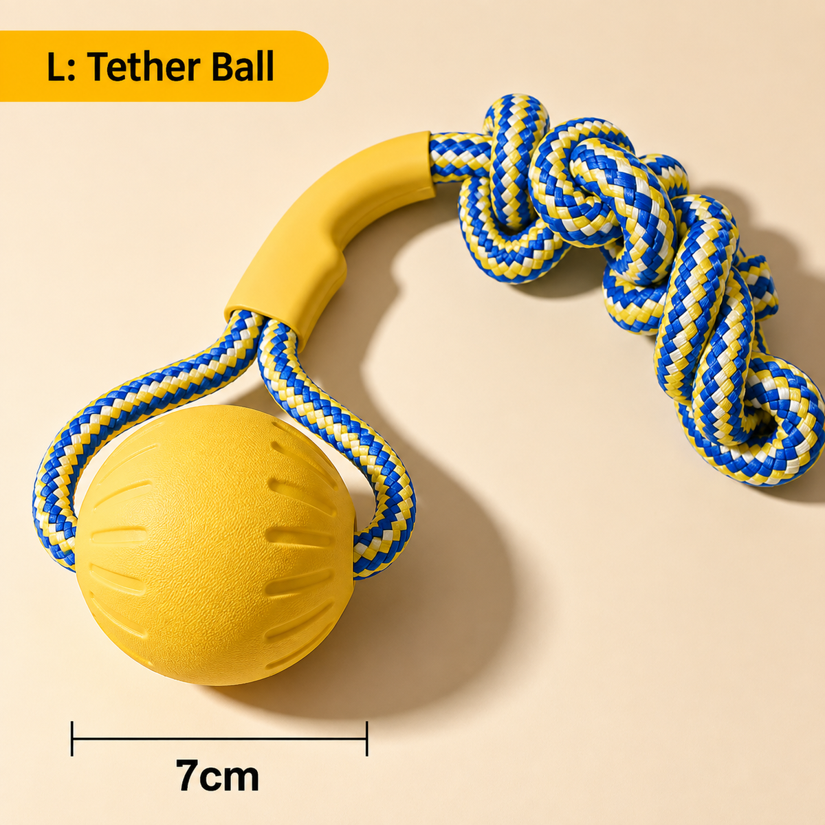 EVA Dog Toys 4-Pack – Flying Disc, Ball & Tug Rope