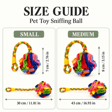 Fleece Snuffle Ball for Dogs