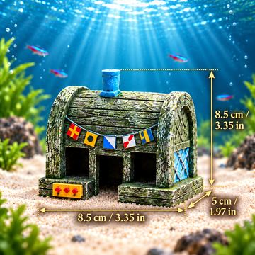 Pineapple House & Underwater Village Aquarium Decorations