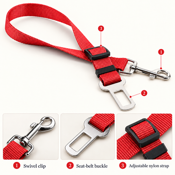 Adjustable Dog Car Seat Belt