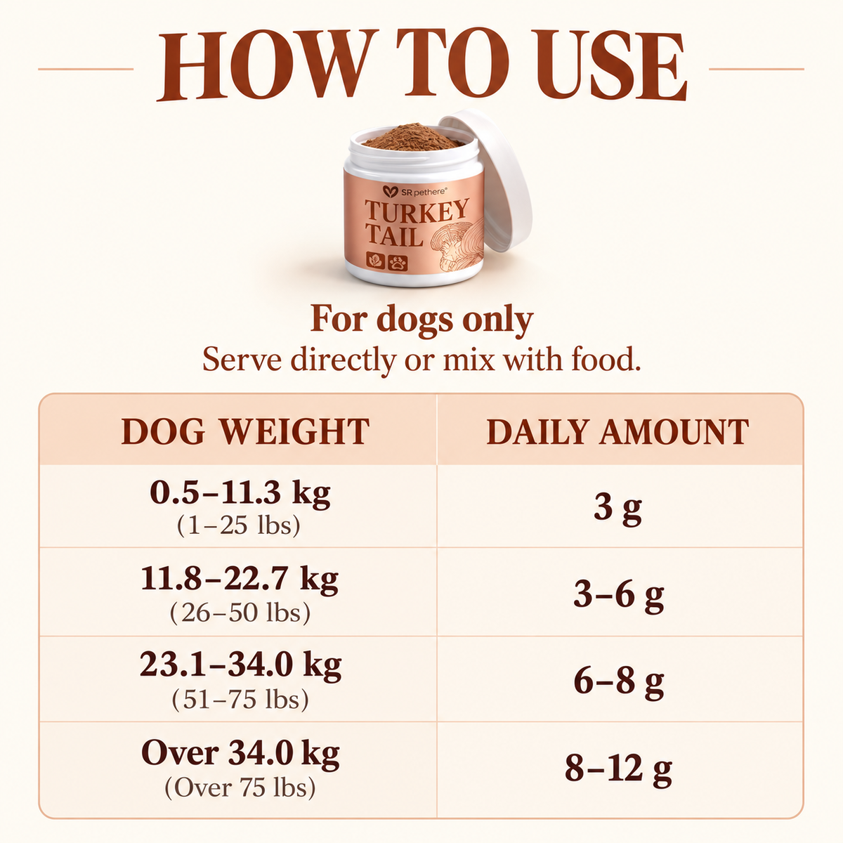 Senior Dog Supplement Powder