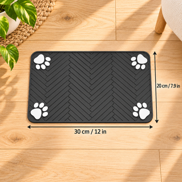 Absorbent Pet Feeding Mat for Dogs & Cats