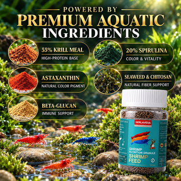 Premium Shrimp Food Granules for Cherry & Crystal Shrimp