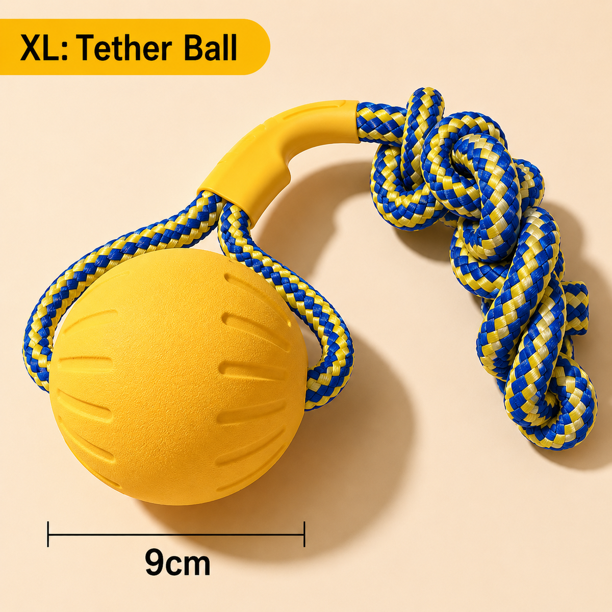 EVA Dog Toys 4-Pack – Flying Disc, Ball & Tug Rope