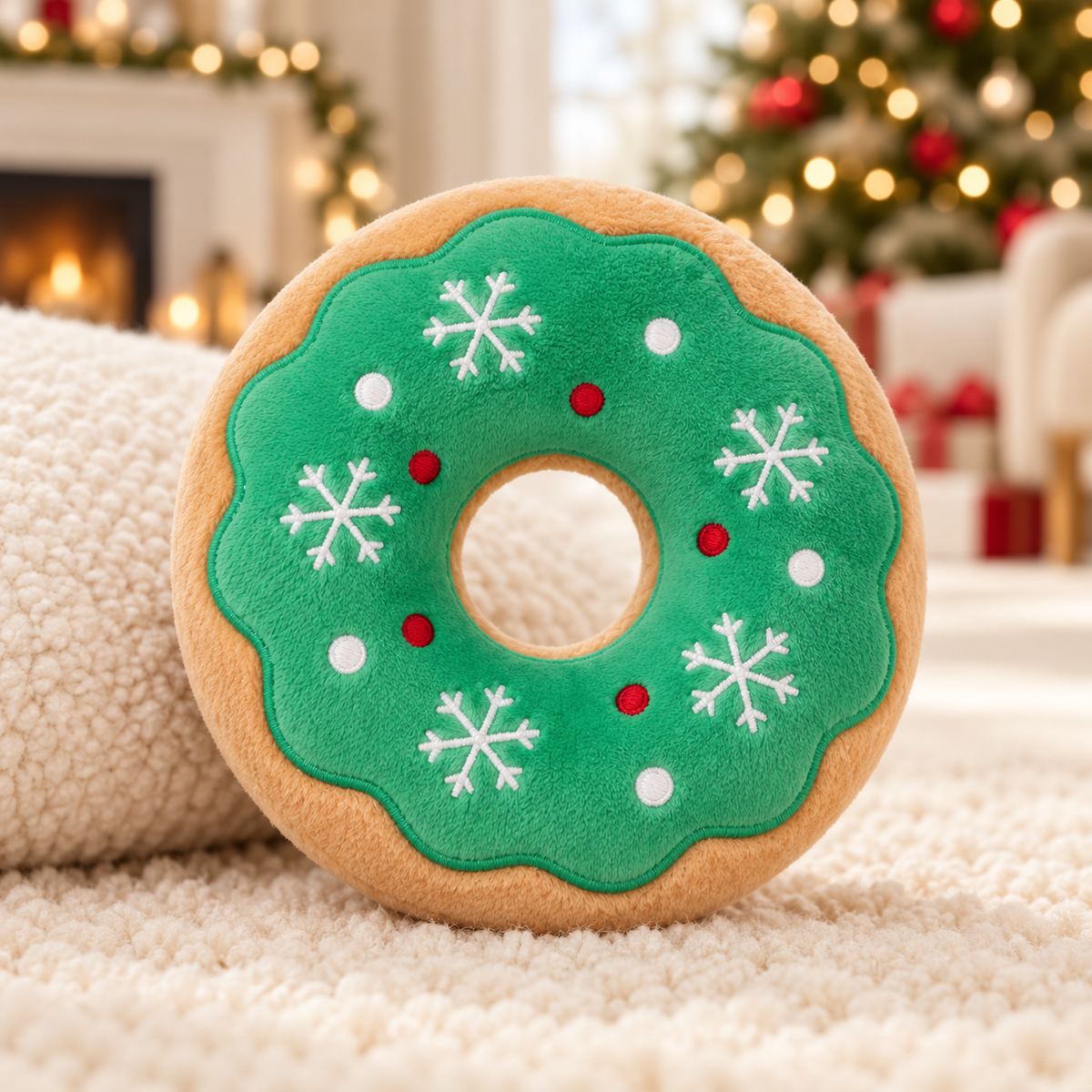 Christmas Plush Squeaky Dog Toys