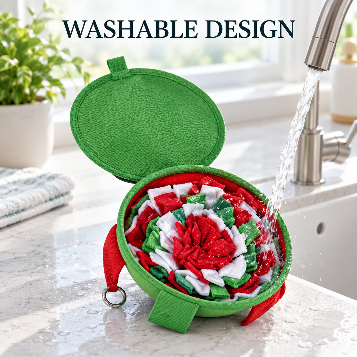 Dog Snuffle Box for Treat-Hiding Games