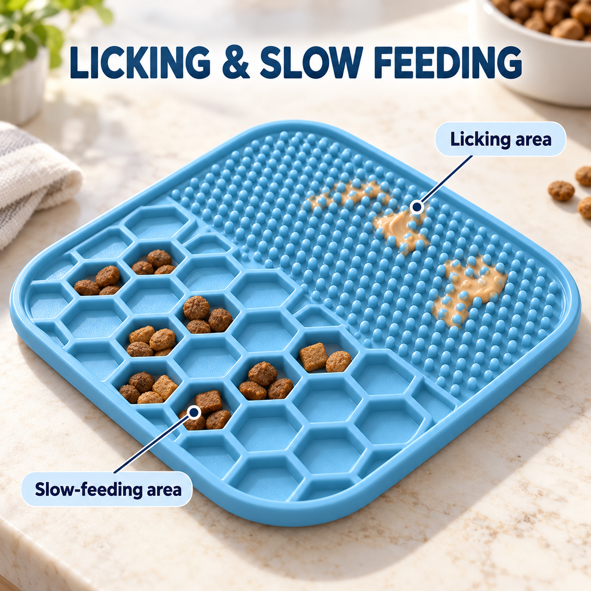 Pet Lick Mat & Spreading Tool – Feeding Accessories