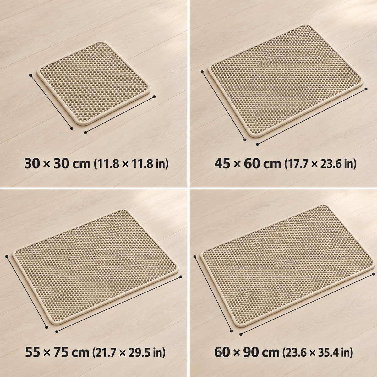 Honeycomb Cat Litter Mat